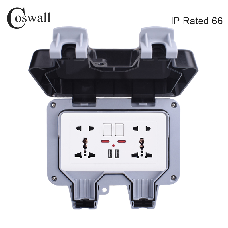 Outdoor Usb Power Adapter - Presa a muro per scatola esterna
