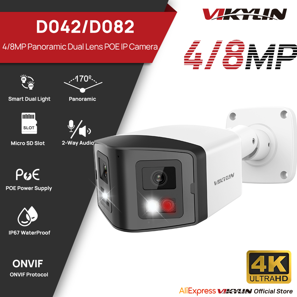 Outdoor Power G Motion - VIKYLIN 170 ° Telecamera di Sicurezza