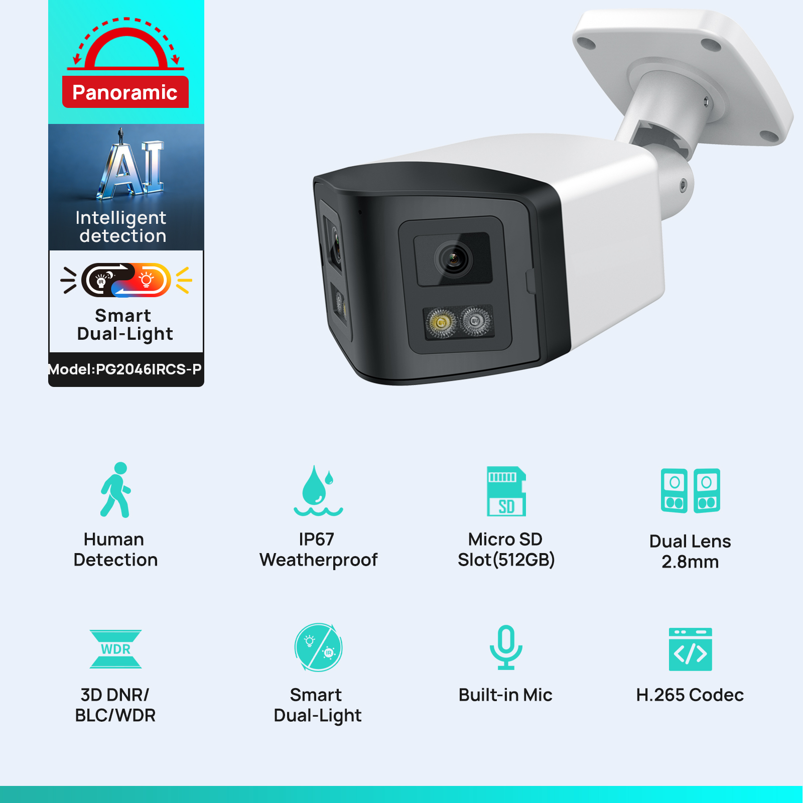 VIKYLIN 170 °   Telecamera di  - Outdoor Power G Motion recensione e prezzo