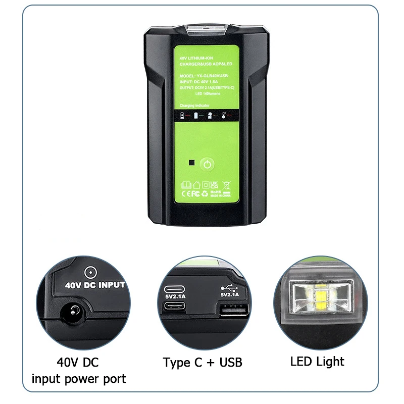 Per GreenWorks 40V adattatore  - Outdoor Usb Power Adapter recensione e prezzo