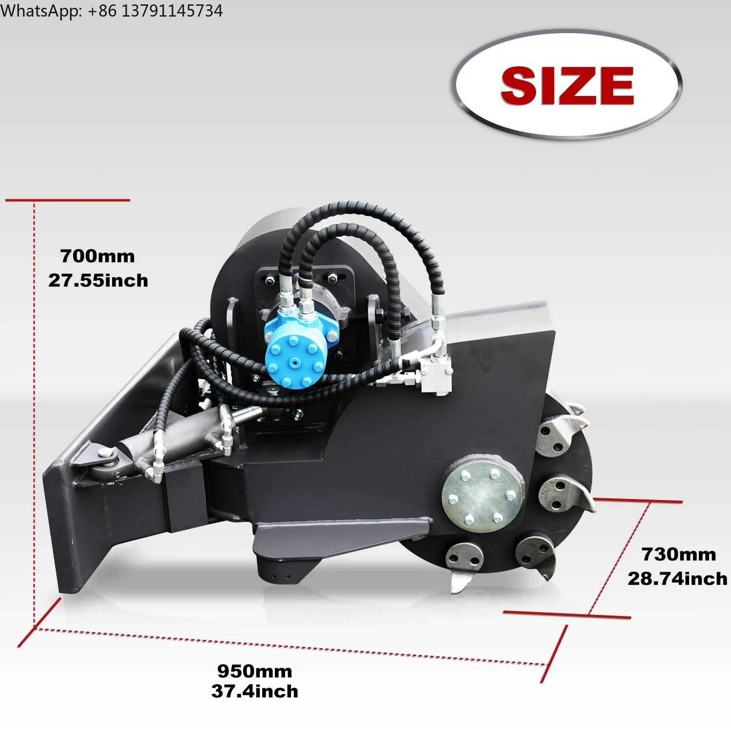 L'attrezzatura per la trituraz - Stump Grinder Attachment recensione e prezzo